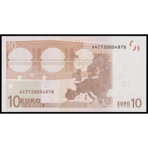 European Union (Germany), 10 Euro 2002 (X), Trichet sign.