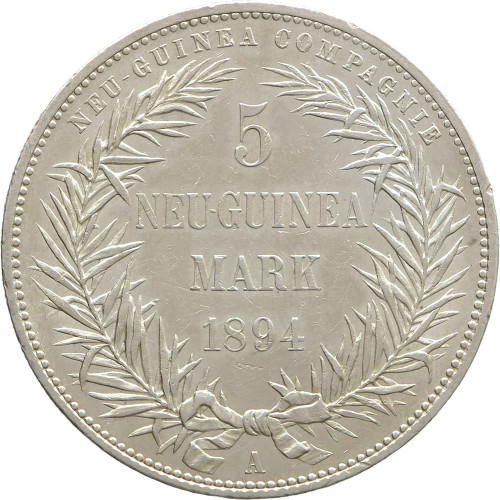 German New Guinea, 5 Mark 1894 A