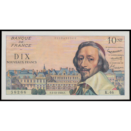 France, 10 Noveaux Francs 1959, 0113458266