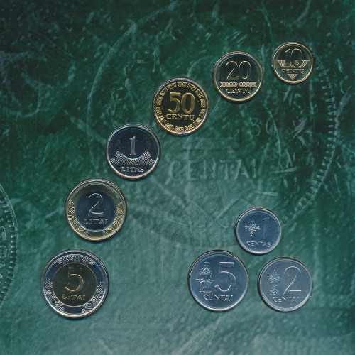 Lithuania, Coin set 2008