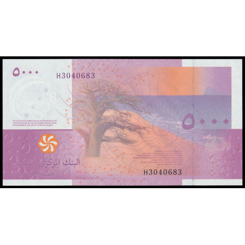 Comoros, 5000 Francs 2005