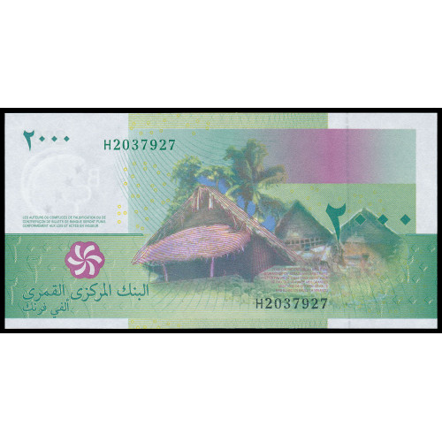 Comoros, 2000 Francs 2006