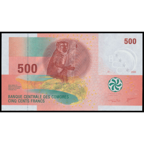 Comoros, 500 Francs 2006