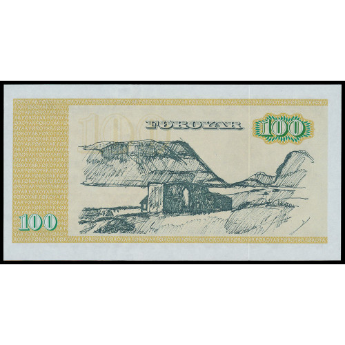 Faeroe Islands, 100 Kronur 1994