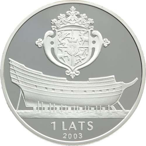 Latvija, 1 Lats 2003, Laiks - Kurzeme