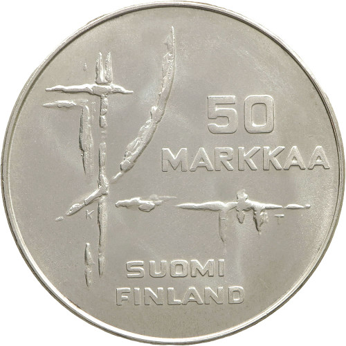 Finland, 50 Markkaa 1982, World Ice Hockey Championship