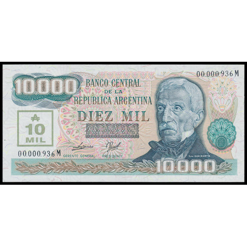 Argentina, 10000 Australes 1989, 00000936 M