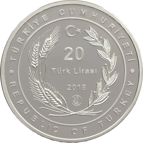 Turkey, 20 Lira 2018, Denizli Rooster