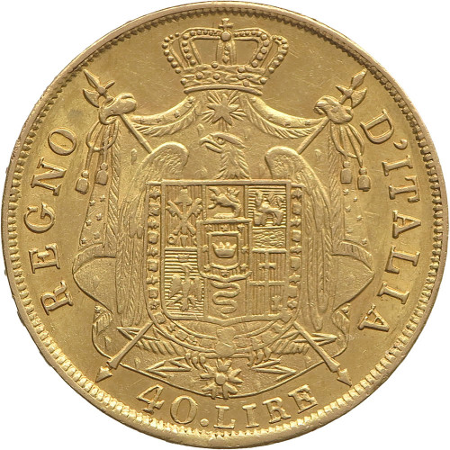 Italy, 40 Lire 1814 M