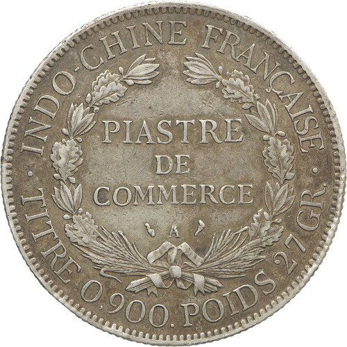 French Indo-China, 1 Piastre 1913 A