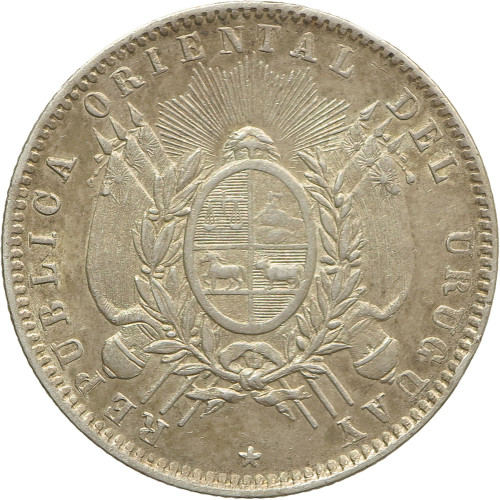 Uruguay, 20 Centesimos 1893/73 So