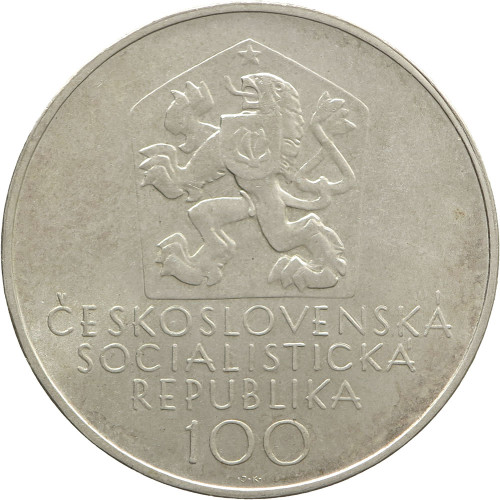 Czechoslovakia, 100 Korun 1971, Centennial - Death of Josef Manes