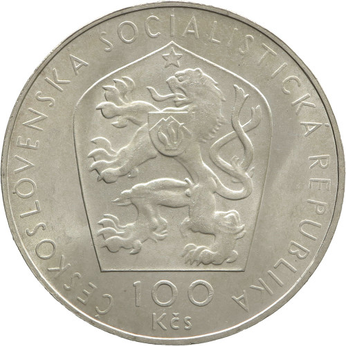 Czechoslovakia, 100 Korun 1976, Centennial - Birth of Viktor Kaplan