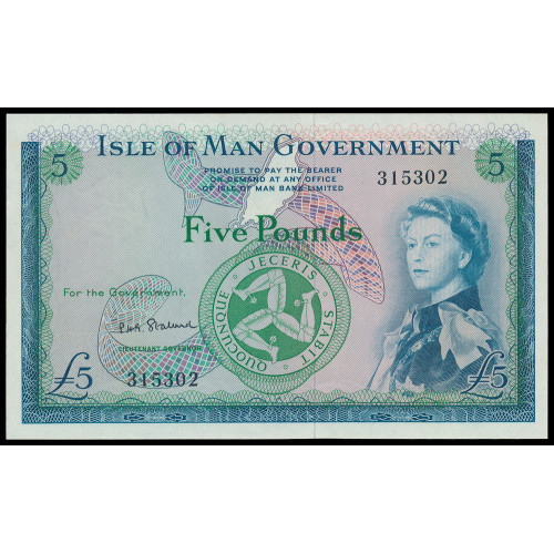 Isle of Man, 5 Pounds 1961, 315302