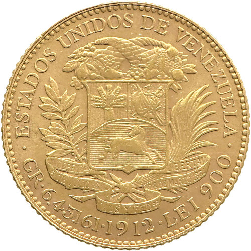 Venezuela, 20 Bolivares 1911