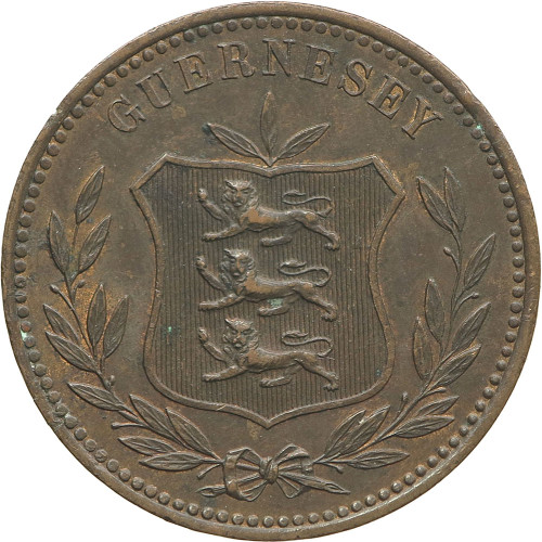 Guernsey, 8 Doubles 1885 H