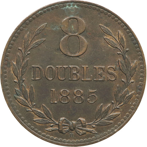 Guernsey, 8 Doubles 1885 H