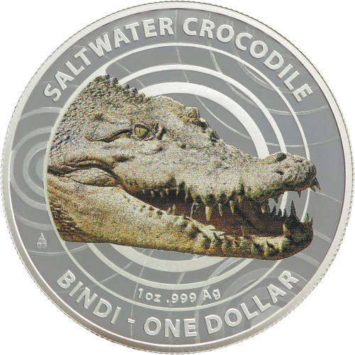 Australia, 1 Dollar 2013, Bindi - Saltwater Crocodile (1 Oz)