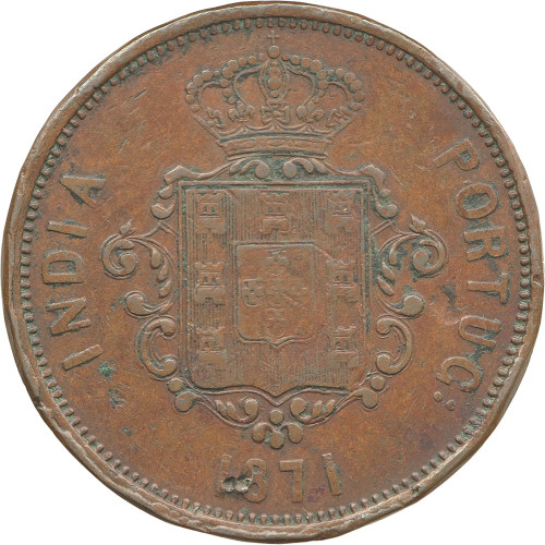 India (Portuguese), 1 Tanga 1871