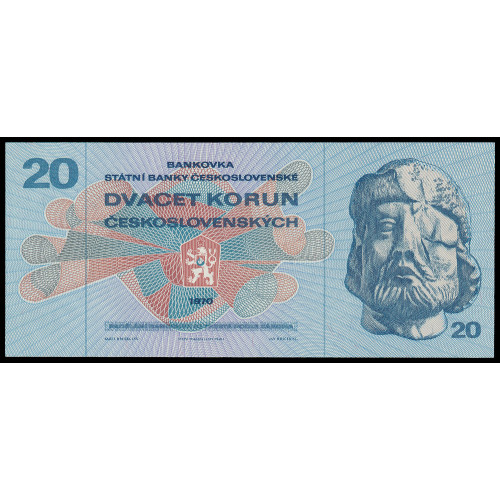 Czechoslovakia, 20 Korun 1970