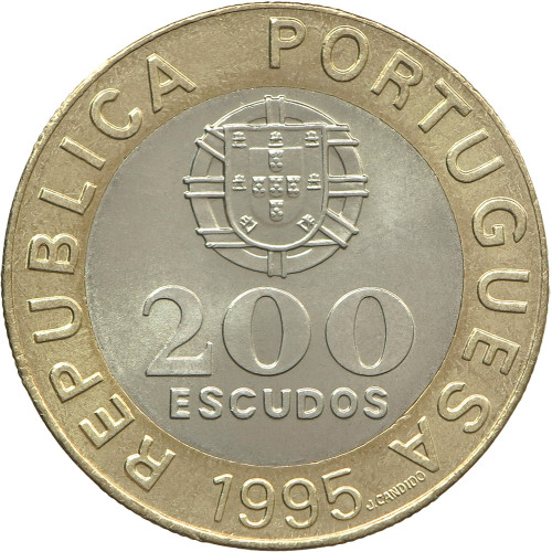 Portugal, 200 Escudos 1995, 50th Anniversary - United Nations