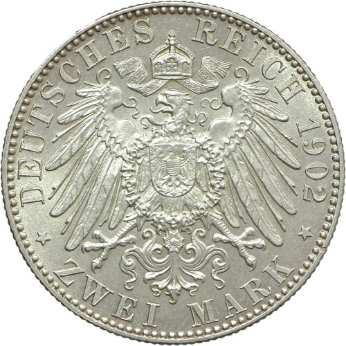 Germany (Saxony), 2 Mark 1902 E, Death of Albert