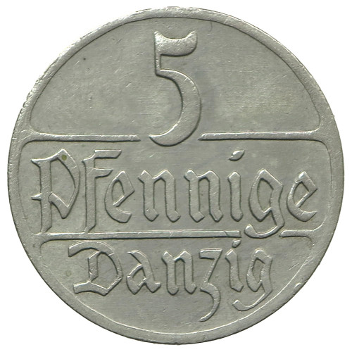 Danzig, 5 Pfennig 1923