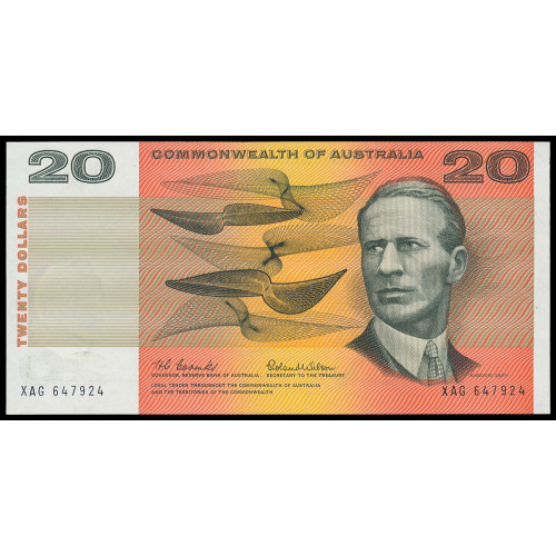 Australia, 20 Dollars 1966, XAG 647924
