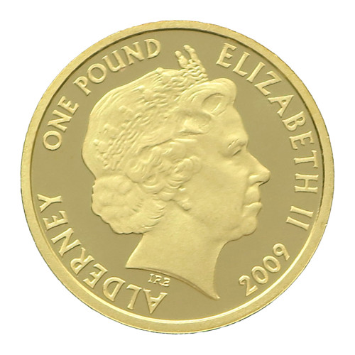 Alderney, 1 Pound 2009, 50th Anniversary of the Mini (1/25 Oz)