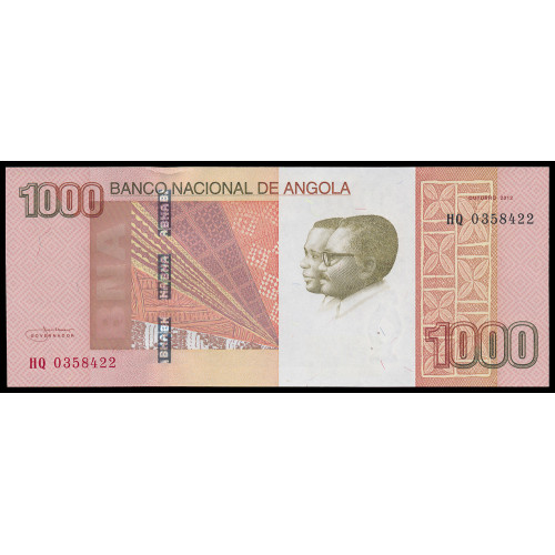 Angola, 1000 Kwanzas 2012