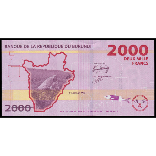 Burundi, 2000 Francs 2023