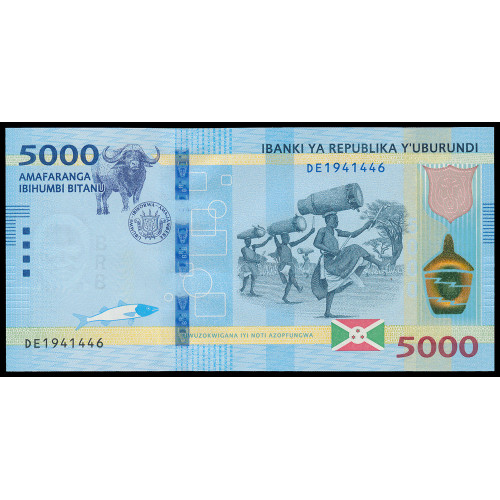 Burundi, 5000 Francs 2018