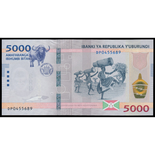 Burundi, 5000 Francs 2022