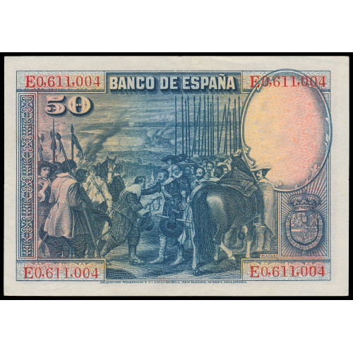 Spain, 50 Pesetas 1928