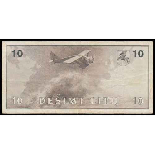 Lithuania, 10 Litu 1991, AF 7890847