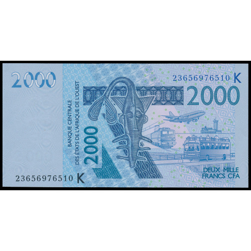 West African States (Senegal), 2000 Francs 2023 (K)