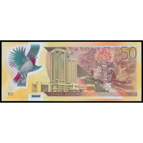 Trinidad & Tobago, 50 Dollars 2015 (Polymer)