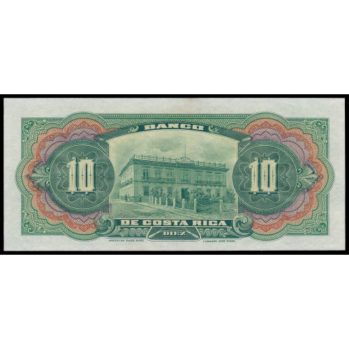 Costa Rica - El Banco de Costa Rica, 10 Colones 1901-08