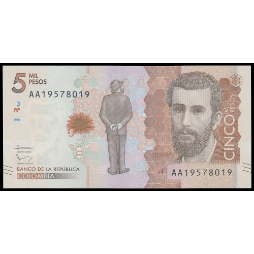 Colombia, 5000 Pesos 2015