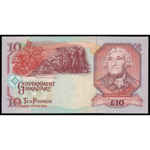 Gibraltar, 10 Pounds 1995