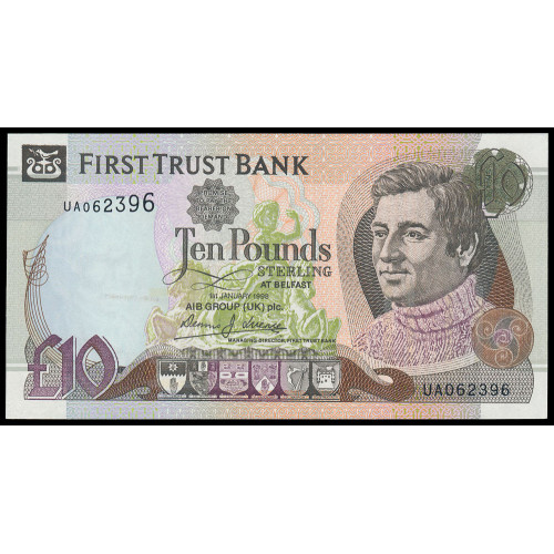 Northern Ireland - First Trust Bank, 10 Pounds 1998