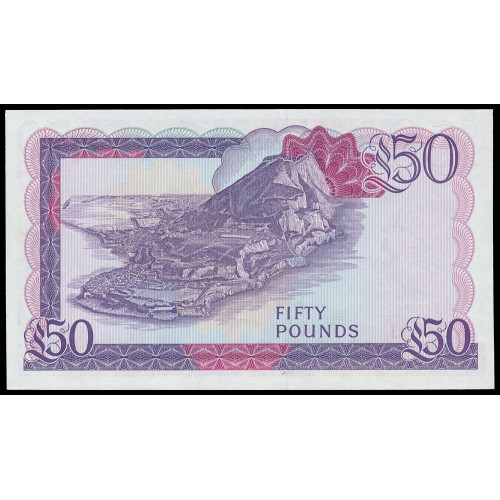 Gibraltar, 50 Pounds 1986