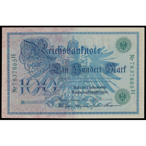 Germany, 100 Mark 1908