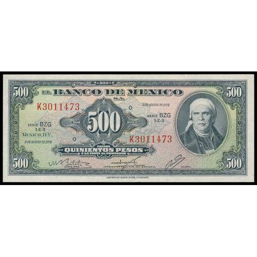 Mexico, 500 Pesos 1974