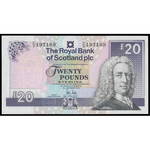 Scotland - The Royal Bank of Scotland, 20 Pounds 2010