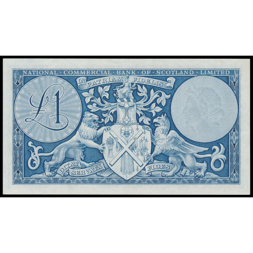 Scotland - National Commercial Bank of Scotland Limited, 1 Pound 1959, F 568727