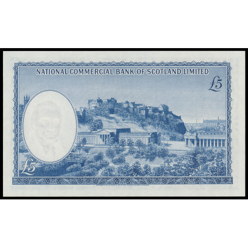 Scotland - National Commercial Bank of Scotland Limited, 5 Pounds 1964, G 451630