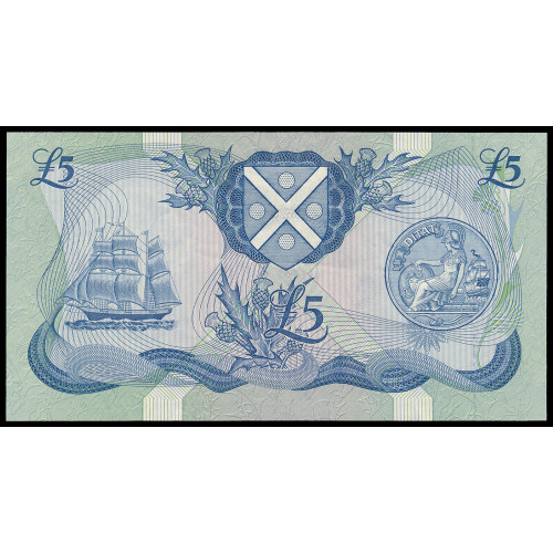 Scotland - Bank of Scotland, 5 Pounds 1988