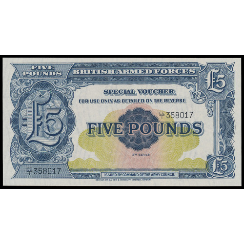 Great Britain, 5 Pounds 1958, Military