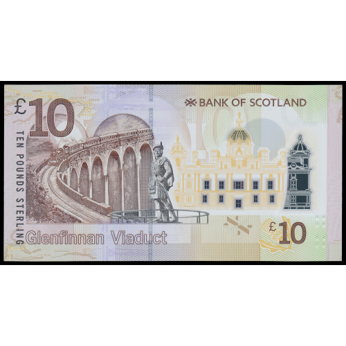 Scotland - Bank of Scotland, 10 Pounds 2016 (Polymer)